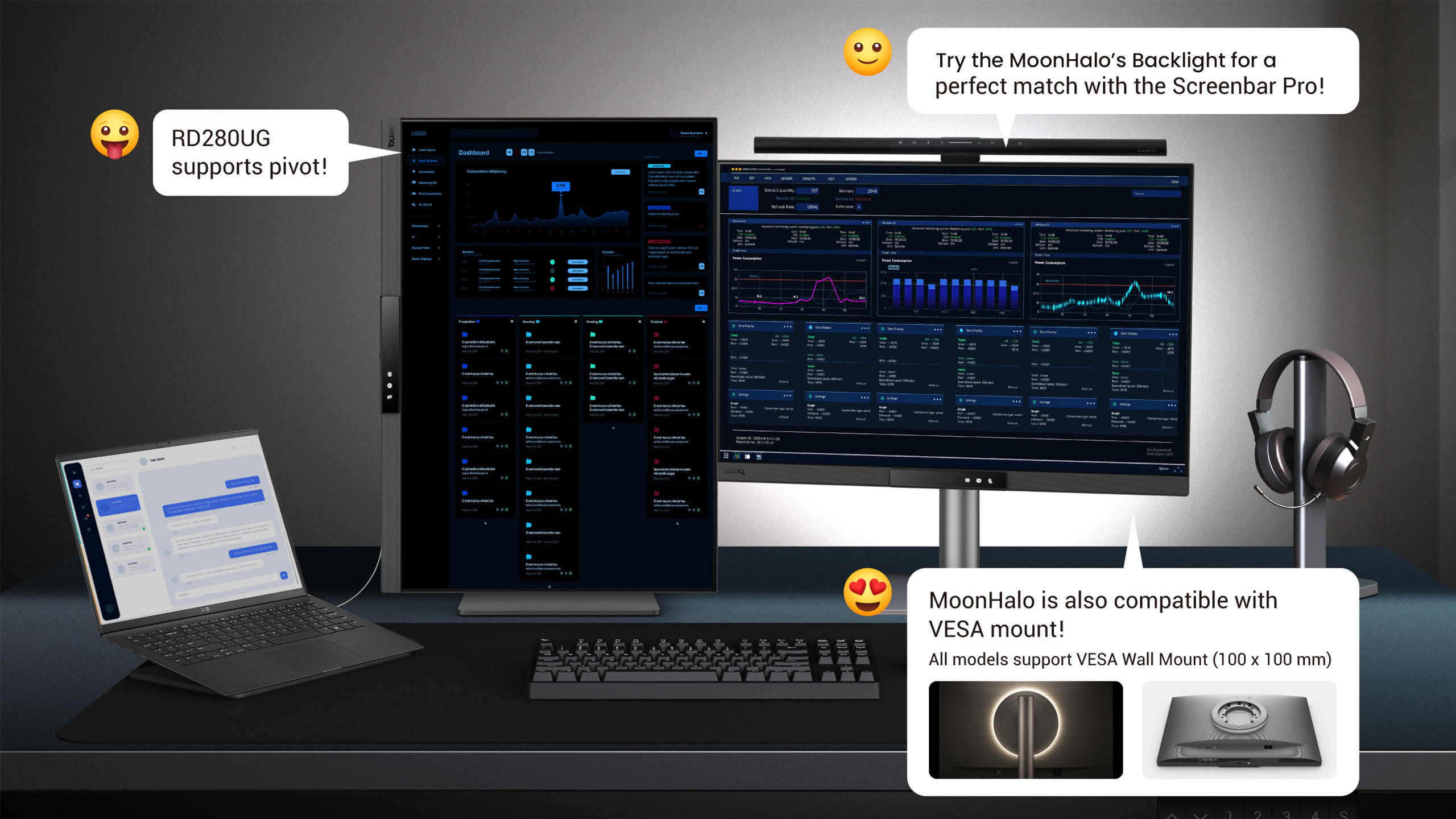 Transform your desk into a productivity hub. With BenQ Programming Monitor, experience a workspace designed for comfort, focus, and inspiration.