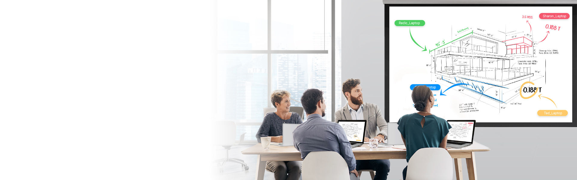 BenQ InstaShare2 let the entire room annotate over any of the shared content