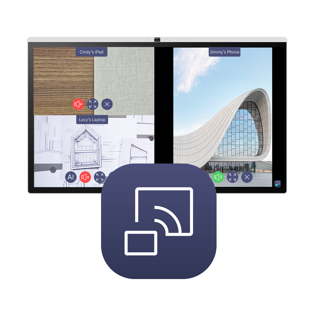 No cables, no adaptors, no setup delays. Walk in and start presenting and collaborating on BenQ smart displays in no time. 