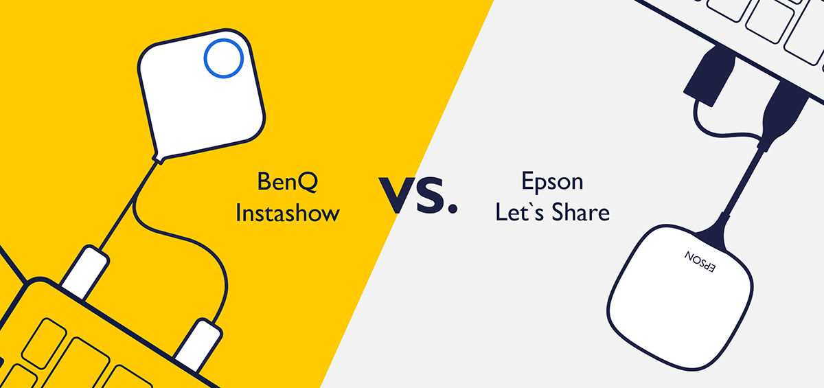 Wireless Presentation Systems Comparison: BenQ InstaShow vs. Epson Let`s Share 