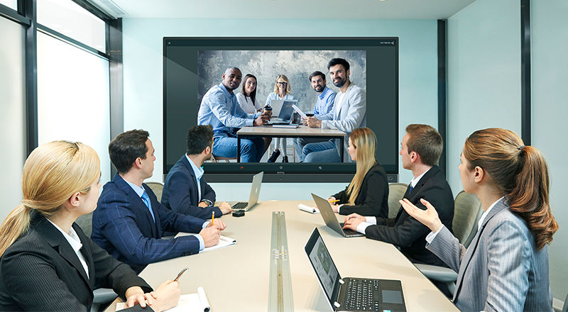 Zoom Certified Video Conference app on BenQ interactive display