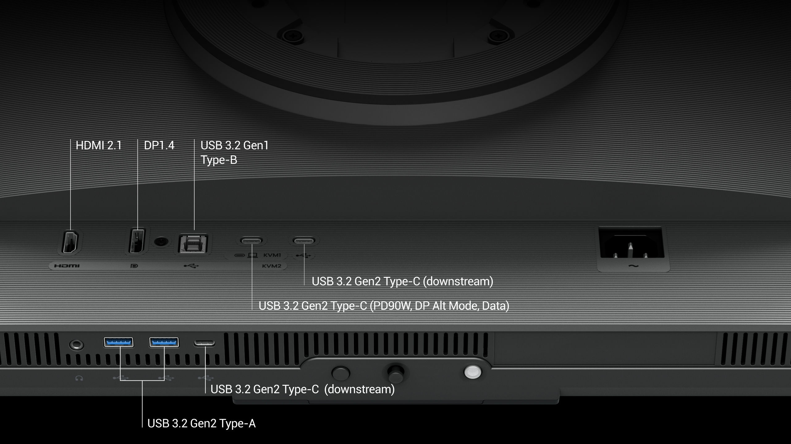 With BenQ RD280UG's versatile ports, front or back within easy reach, connecting your devices is effortless, quick, and simple.