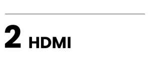 2 HDMI