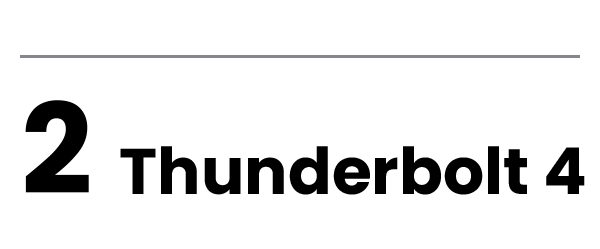 2 Thunderbolt 4