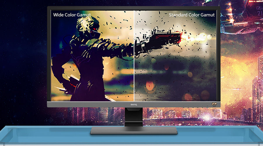 The DCI-P3 standard provides increasingly colourful and realistic graphics for your games.