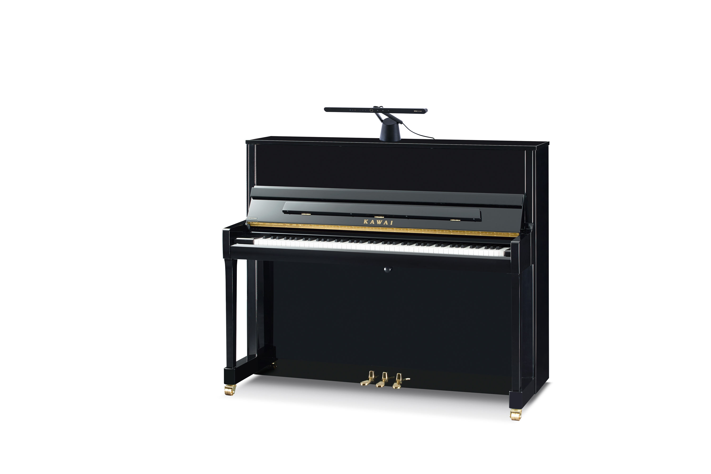 河合楽器のアップライトピアノとPianoLight
