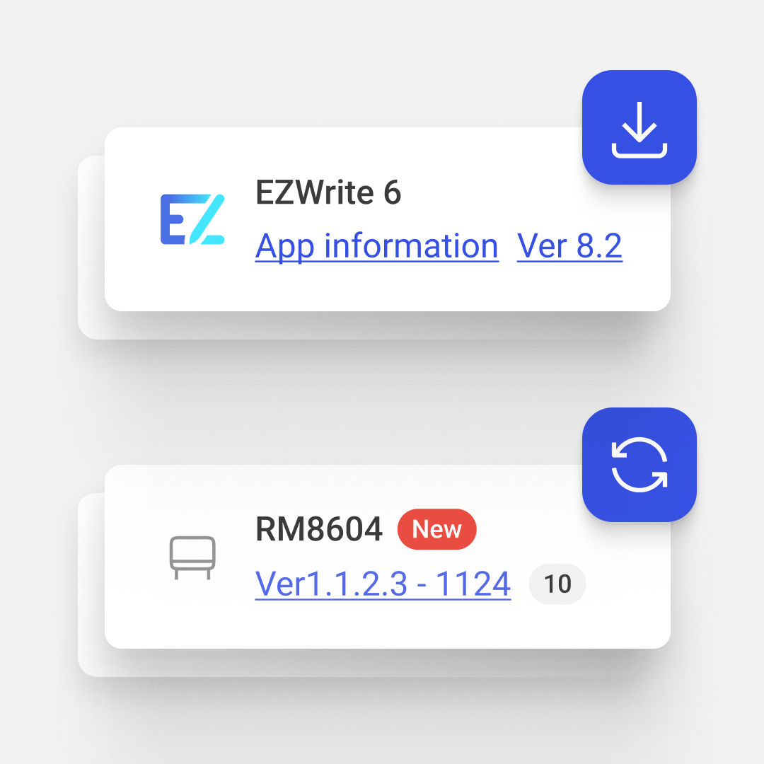 Update firmware and apps