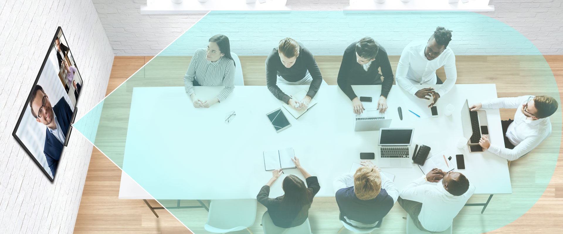 VC01A delivers a great audiovisual experience for people in the meeting room.