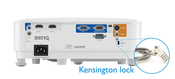 Proyector BenQ para Oficina WXGA 3600 Lúmenes ( MW550 ), DLP, 1280x800,  Alta Brillantez, Alto Contraste 20000:1, Dual HDMI, VGA, Keystone,  Configuración Sencilla, Tecnología SmartEco : : Electrónicos