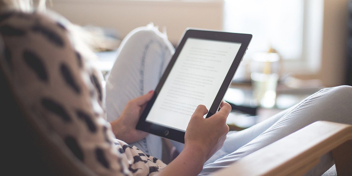chill out with a good e-book on your Kindle or iPad, for the love of books 