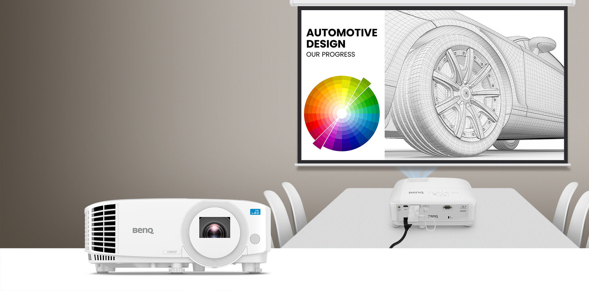 LH500 | 2000AL 1080P LED Business Projector with Wide Color Gamut