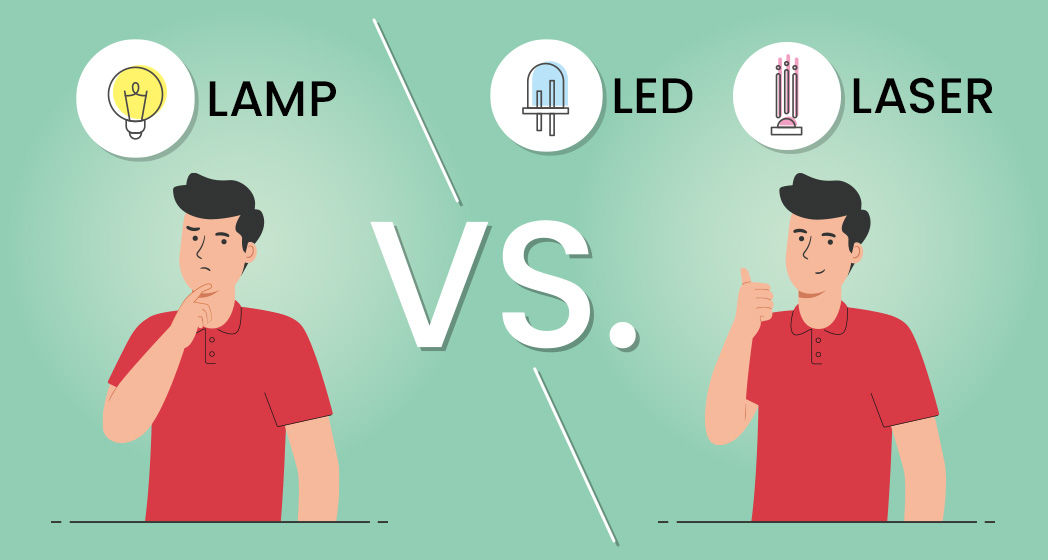 Lamp, LED, or Laser which projector light source is right for you