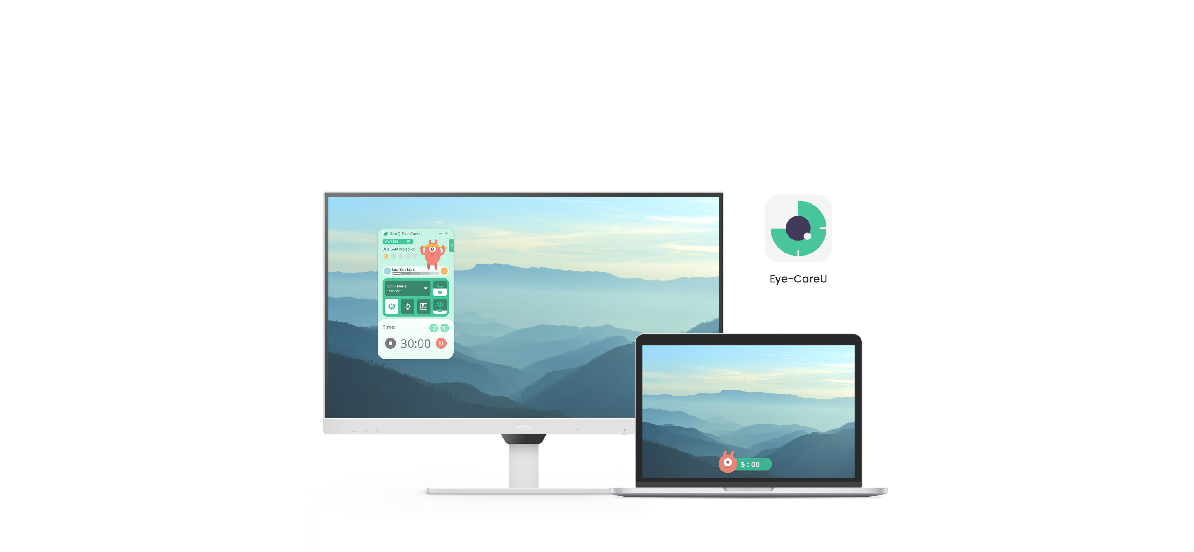 benq eye-careu blends software and hardware solutions for your most comfortable viewing experience yet