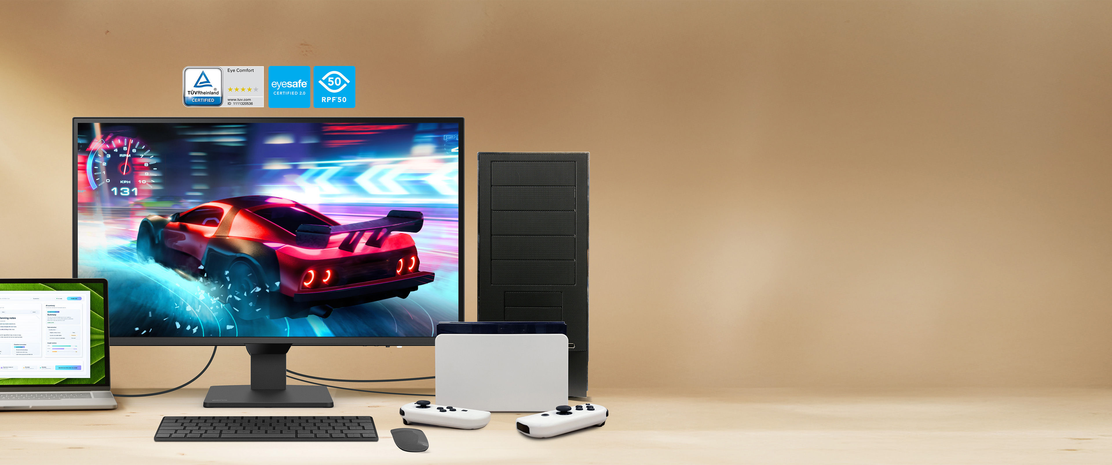 GW2790QP | 27 型 2K QHD 144Hz  護眼螢幕