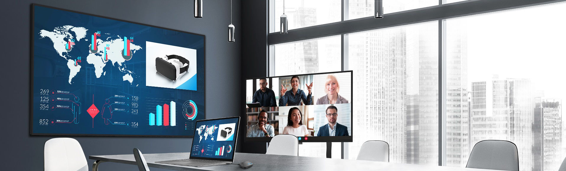 เชื่อมต่อกับทีมผ่านการทำงานร่วมกันด้วยโซลูชันอัจฉริยะสำหรับการประชุมของ BenQ
