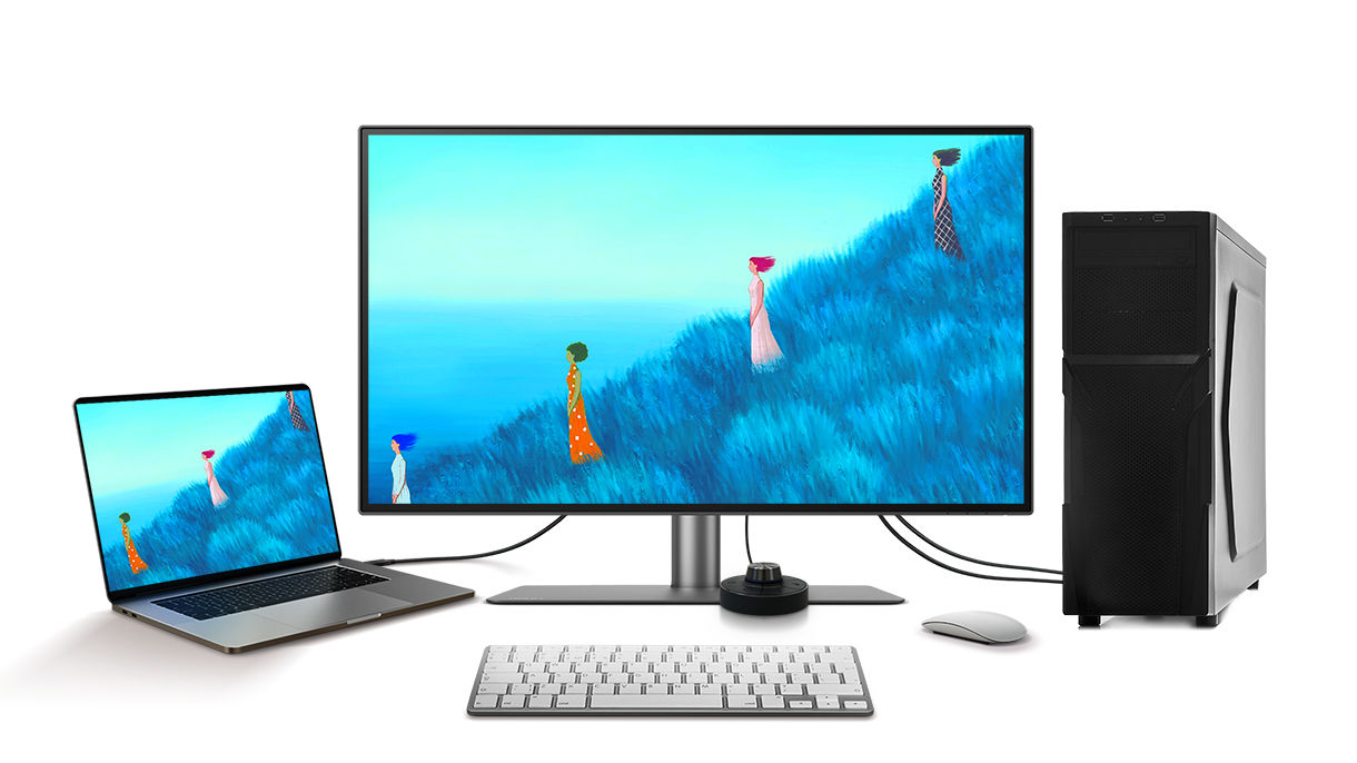 moniteur Thunderbolt pour Mac : fonction commutateur KVM