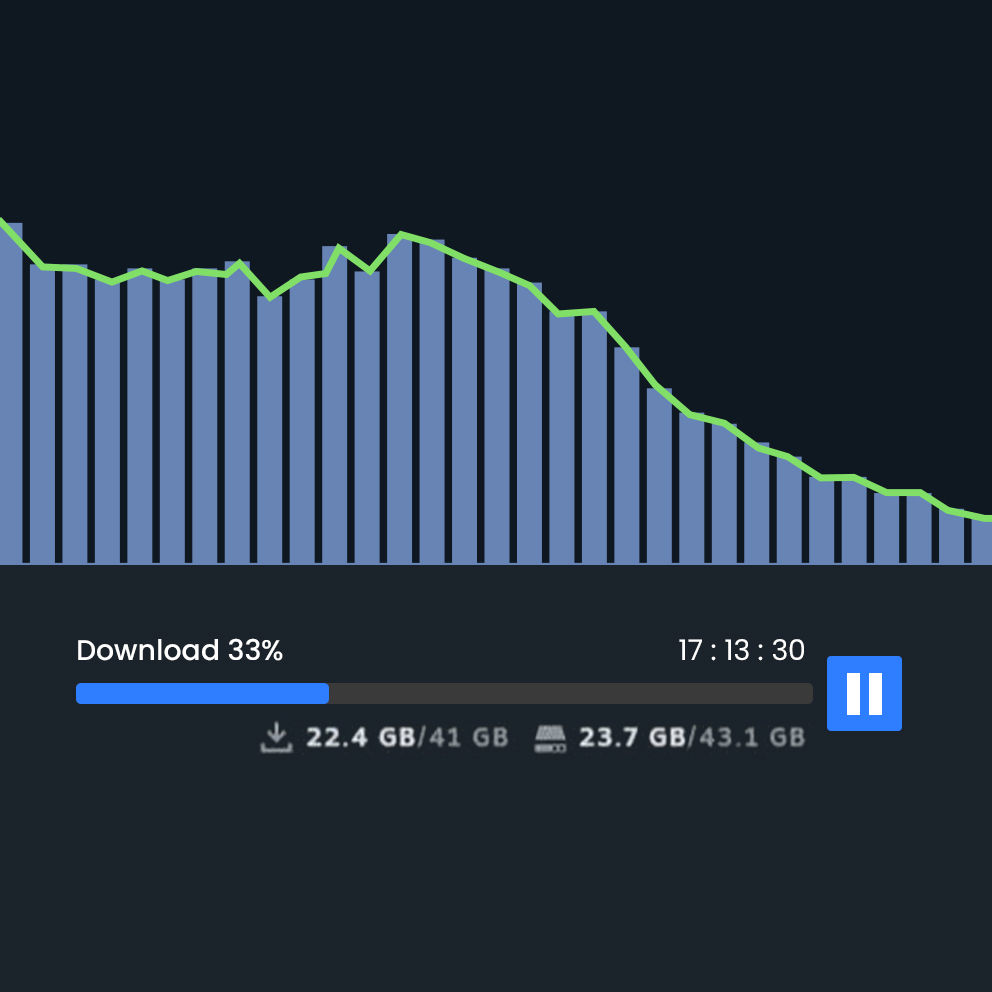 Slow download speeds impacting Steam Deck gaming experience.