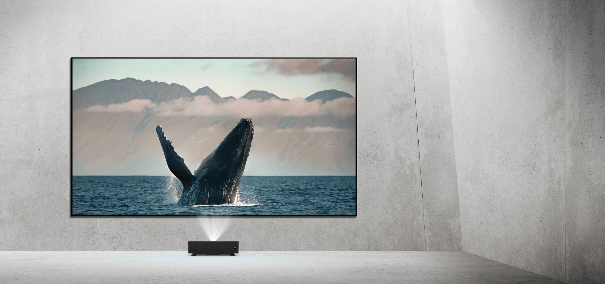 BenQ Laser TV Projector V7050i is equipped with astounding color performance results to give you the best home theater experience.