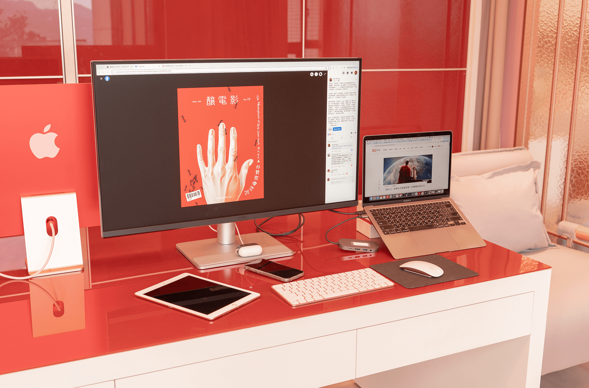 影評人張硯拓的桌面進化論：用 MA320U 優化創作與生活日常