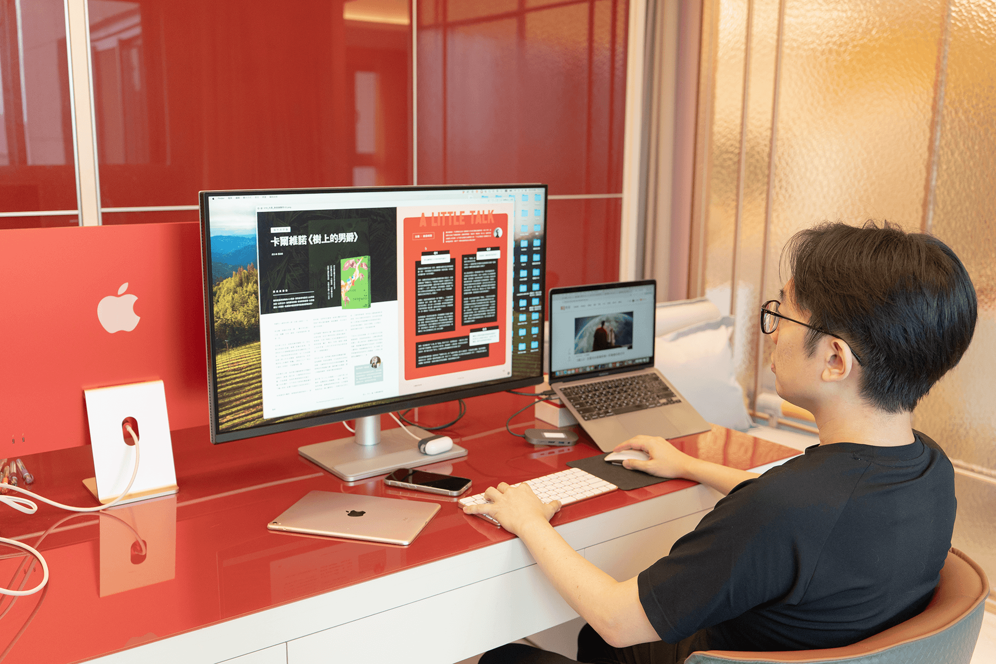 影評人張硯拓的桌面進化論：用 MA320U 優化創作與生活日常