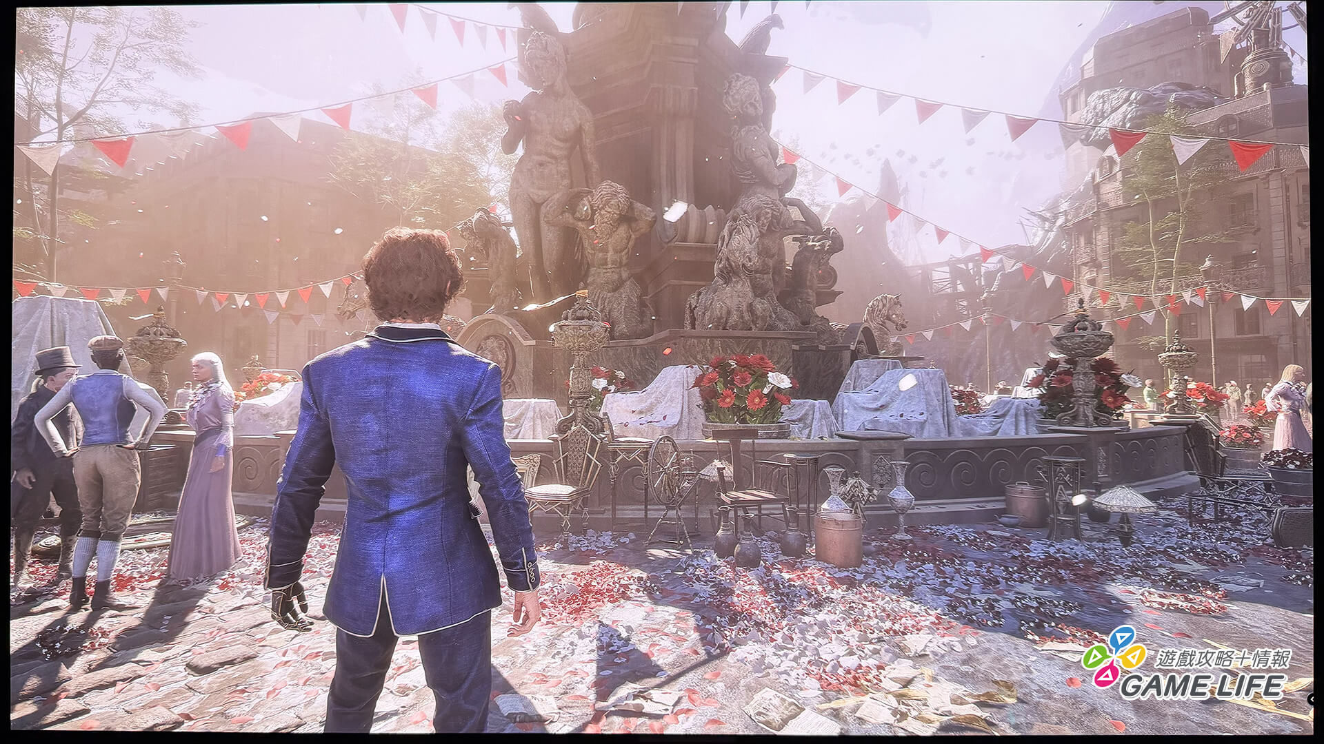 畫面每一處的色彩都表現極佳！衣服的皺褶與材質，在背光之下表現非常自然且亮眼。