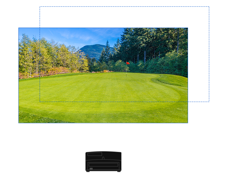 BenQ Golf Simulator Projector with High Installation Flexibility