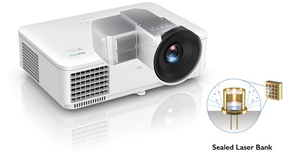 BenQ LH720 1080P BlueCore Laser Projector is designed with dustproofing function, which enables outstanding performance even in severe conditions.