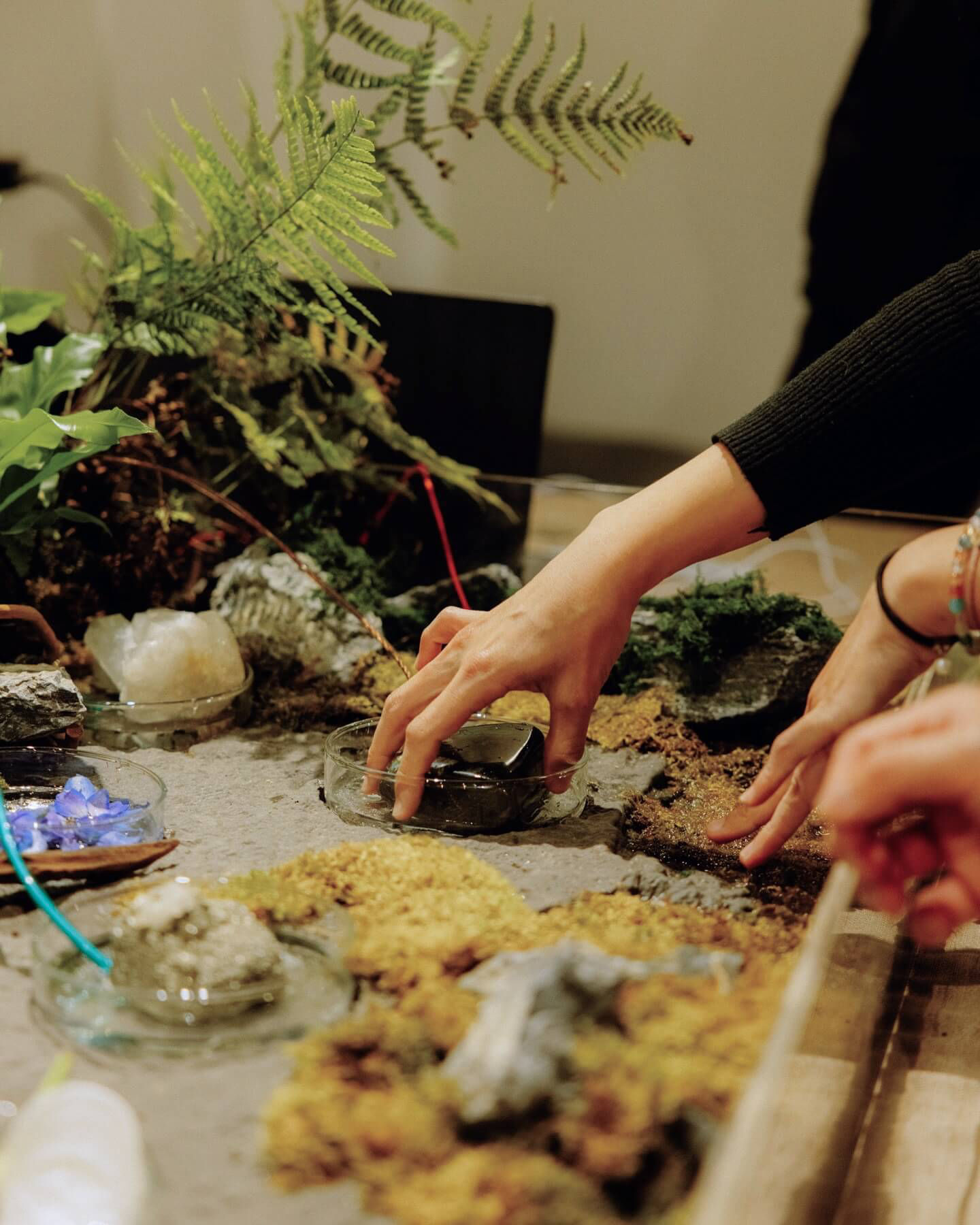 礦石療癒音樂生態缸