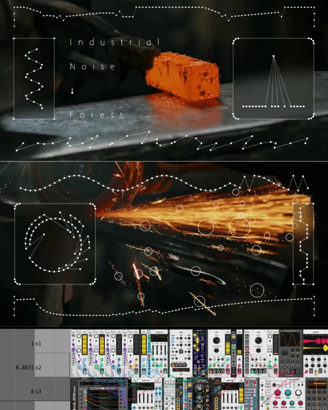 音像互動系統 -《如果可以把工廠變成一片森林》