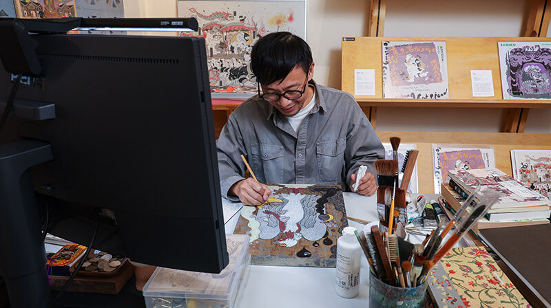 點亮創作的光—插畫家角斯的台灣奇幻世界 BenQ ScreenBar Pro 守護每個創作細節