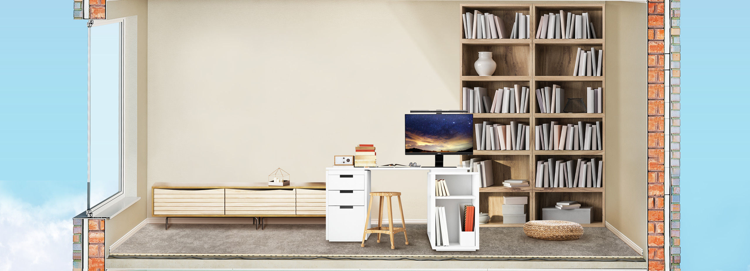 BenQ WiT e-reading lamp - ScreenBar Monitor Light