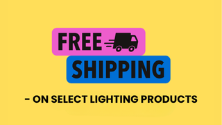 free shipping on lighting