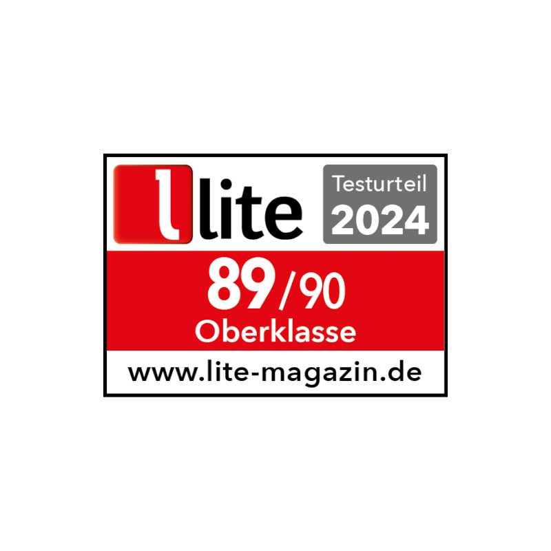 Testsiegel von lite für den BenQ Beamer X300G