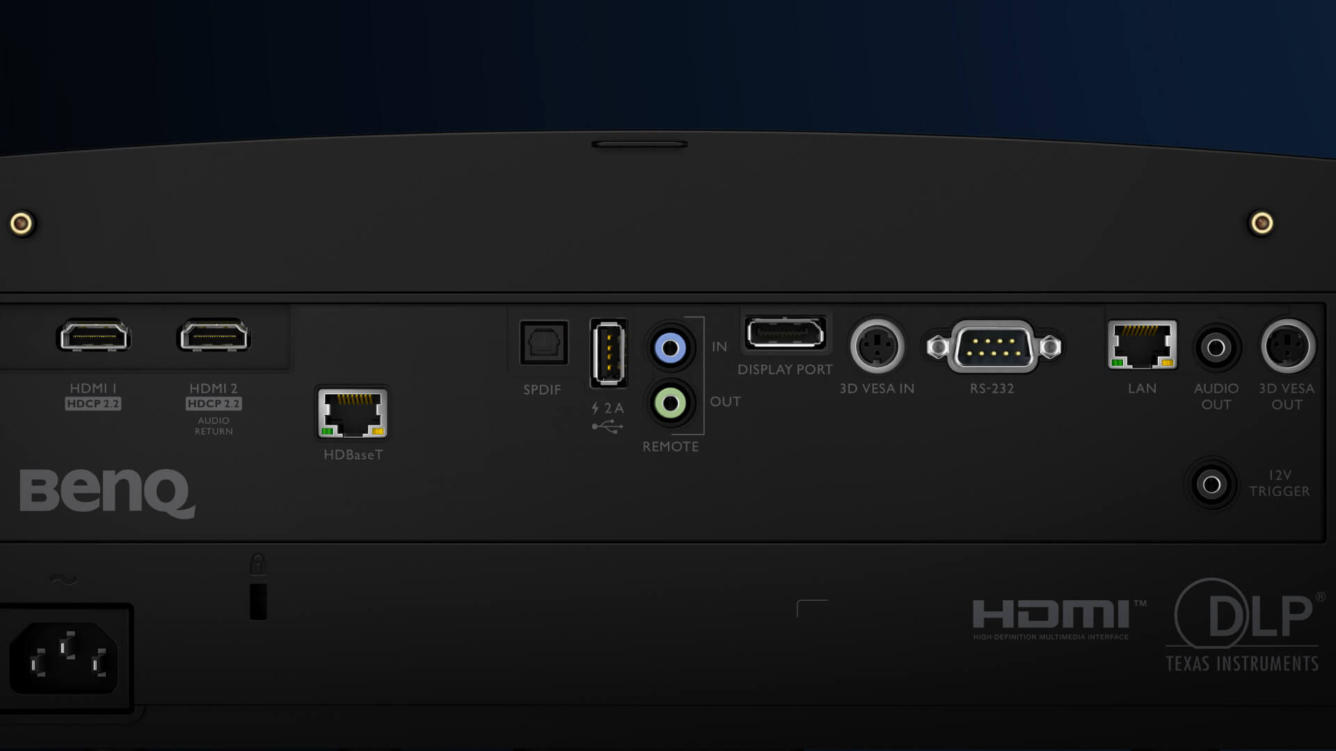 BenQ LK936ST with HDMI, HDBaseT, S/PDIF io ports