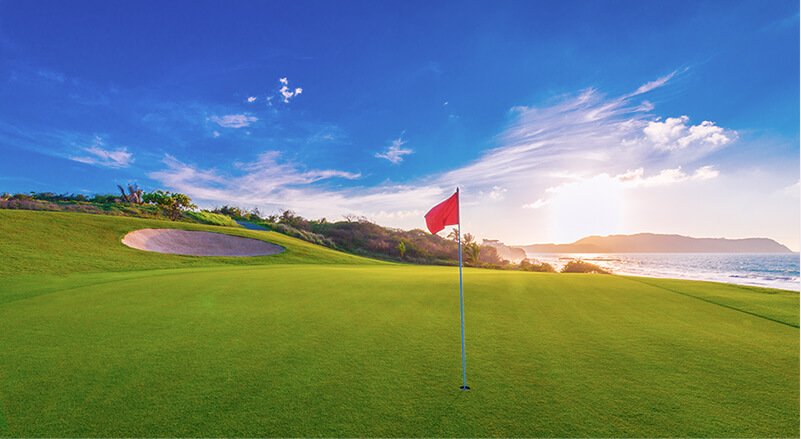 Máy chiếu lắp cố định LK936ST cho mô phỏng chơi golf với Chế độ Golf độc quyền cho màu xanh lá và xanh dương sống động