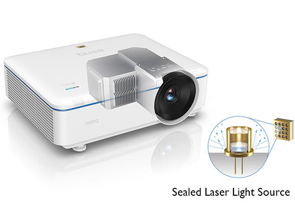 โปรเจคเตอร์สําหรับห้องประชุม LK952 4K BlueCore Laser DLP พร้อมการออกแบบกลไกป้องกันฝุ่น Dust Guard ที่มีการปิดผนึกแน่นหนา และ IP5X ช่วยให้สามารถทํางานได้อย่างดีเยี่ยมแม้ในสภาพแวดล้อมที่หนักหน่วง 