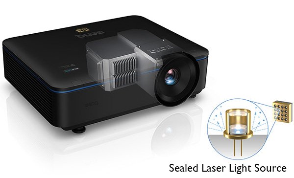 Máy chiếu BlueCore Laser BenQ LK953ST 4K với Thiết kế Dust Guard, cụm linh kiện được bọc kín và IP5X cho hiệu suất vượt trội ngay cả trong điều kiện khắc nghiệt. 