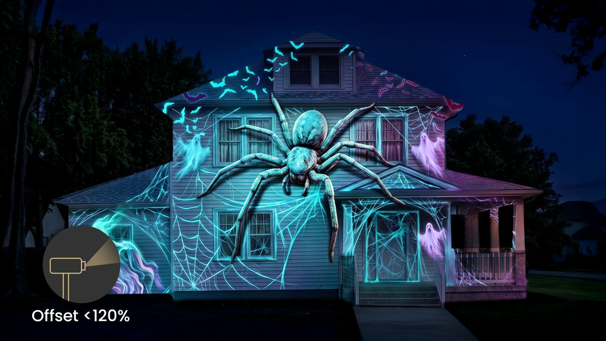 BenQ House Mapping Projector with Lower Offset for Improved Image Quality