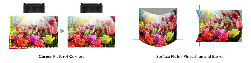 BenQ LU9915 WUXGA Bluecore Laser large-venue projector with geometric correction provides perfectly aligned images.