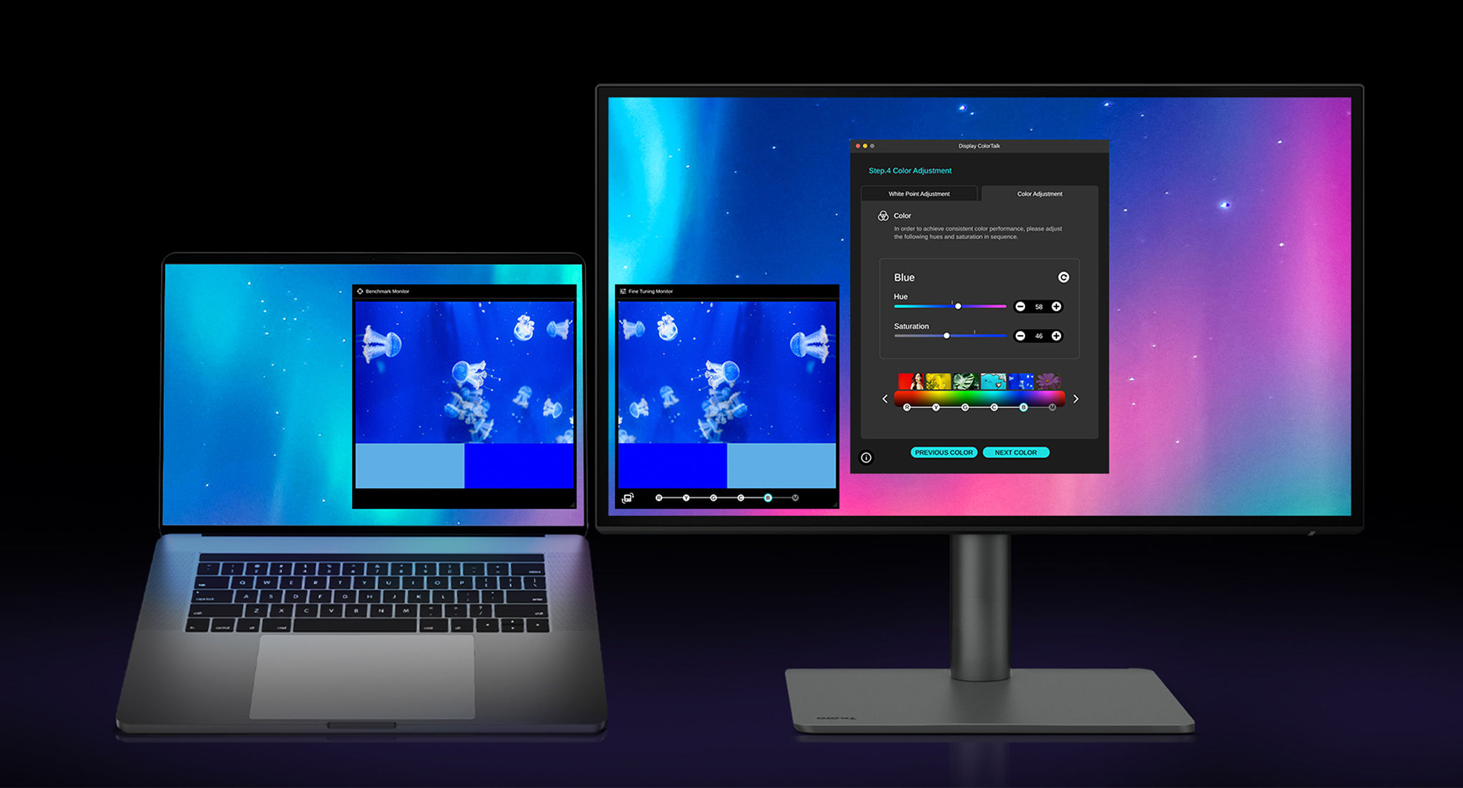 BenQ Display ColorTalk se snadno postará o to, že všechny vaše monitory budou vyprávět příběhy s větší konzistentností