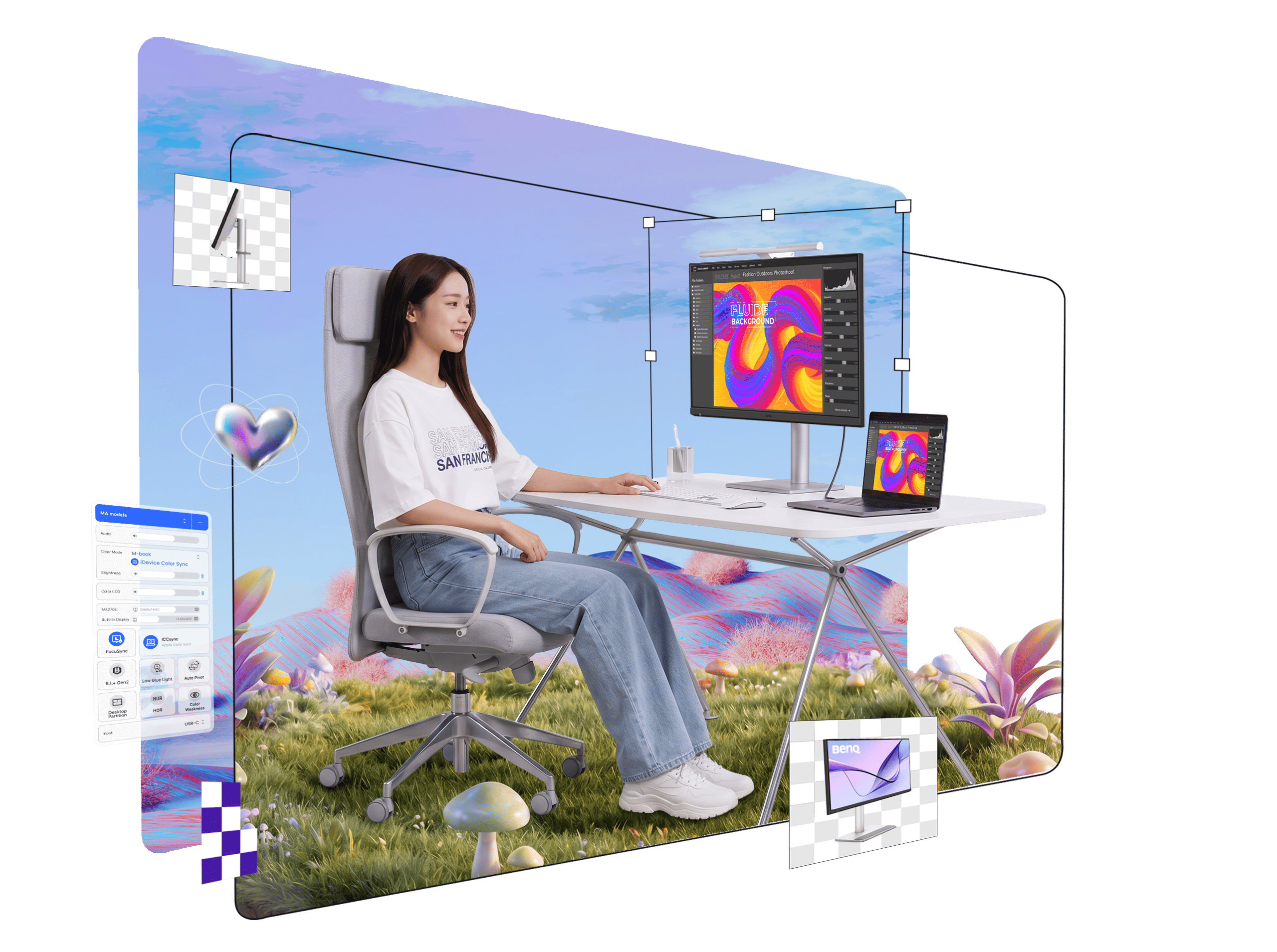 主視覺最適合 Mac 外接螢幕 MA 系列