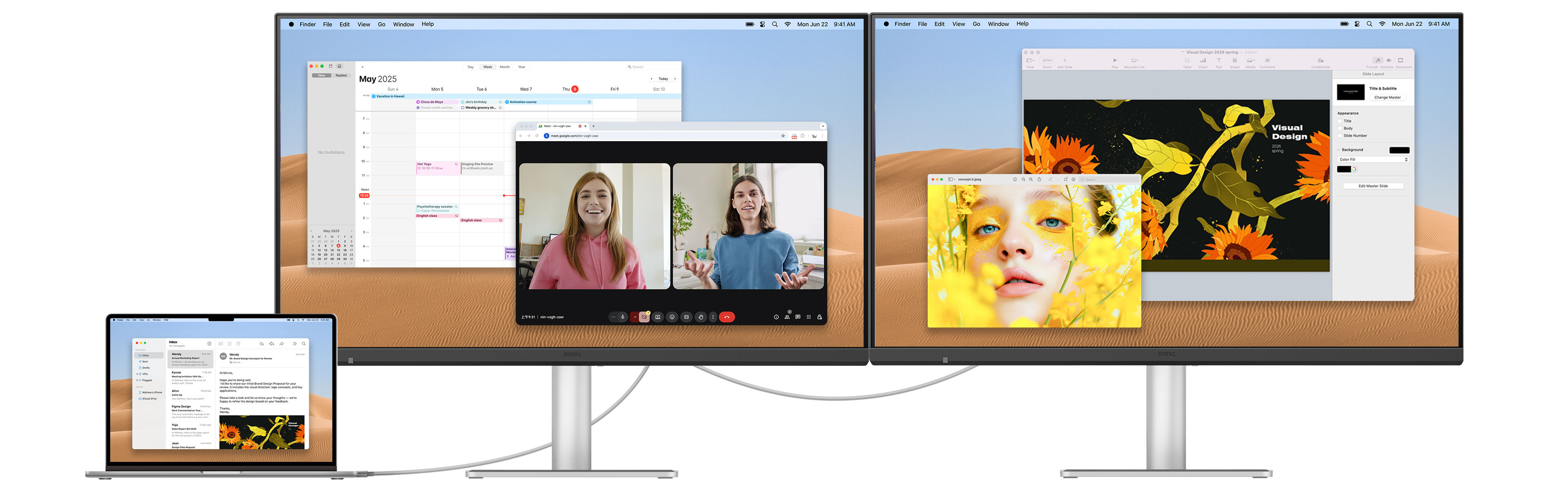 See more of your timeline, your creative space, your world, up to dual 5K display