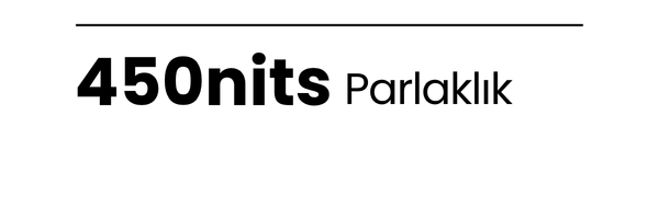 450nits Brightness
