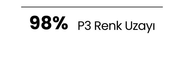 98% P3 Color Space