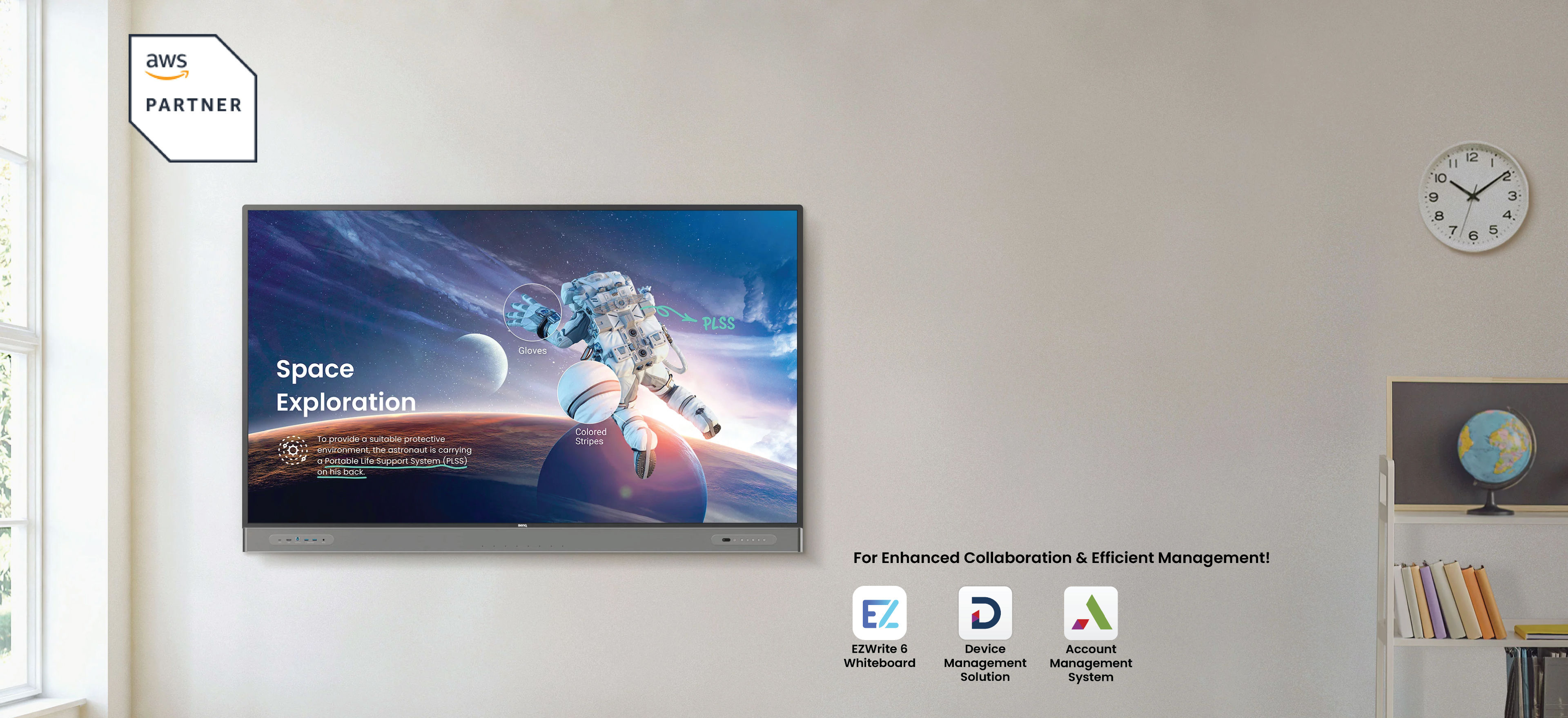 BenQ Master Series Board RM03A - interactive display for education