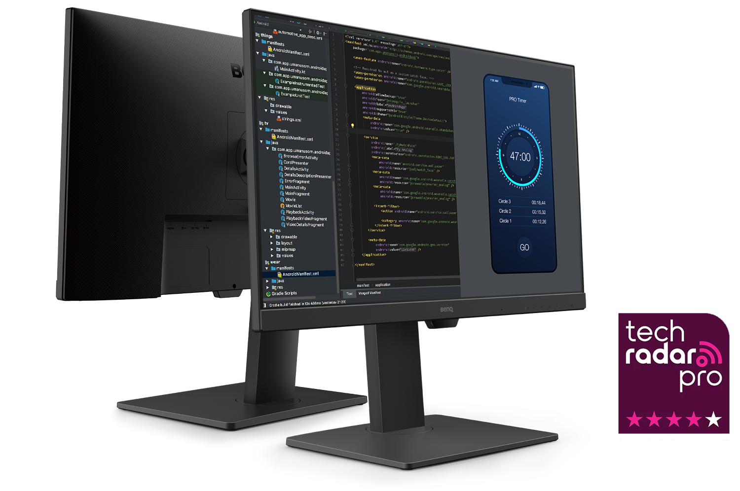 Best monitor for programming recommended by TechRadar Pro in 2023 - BenQ GW2785TC 