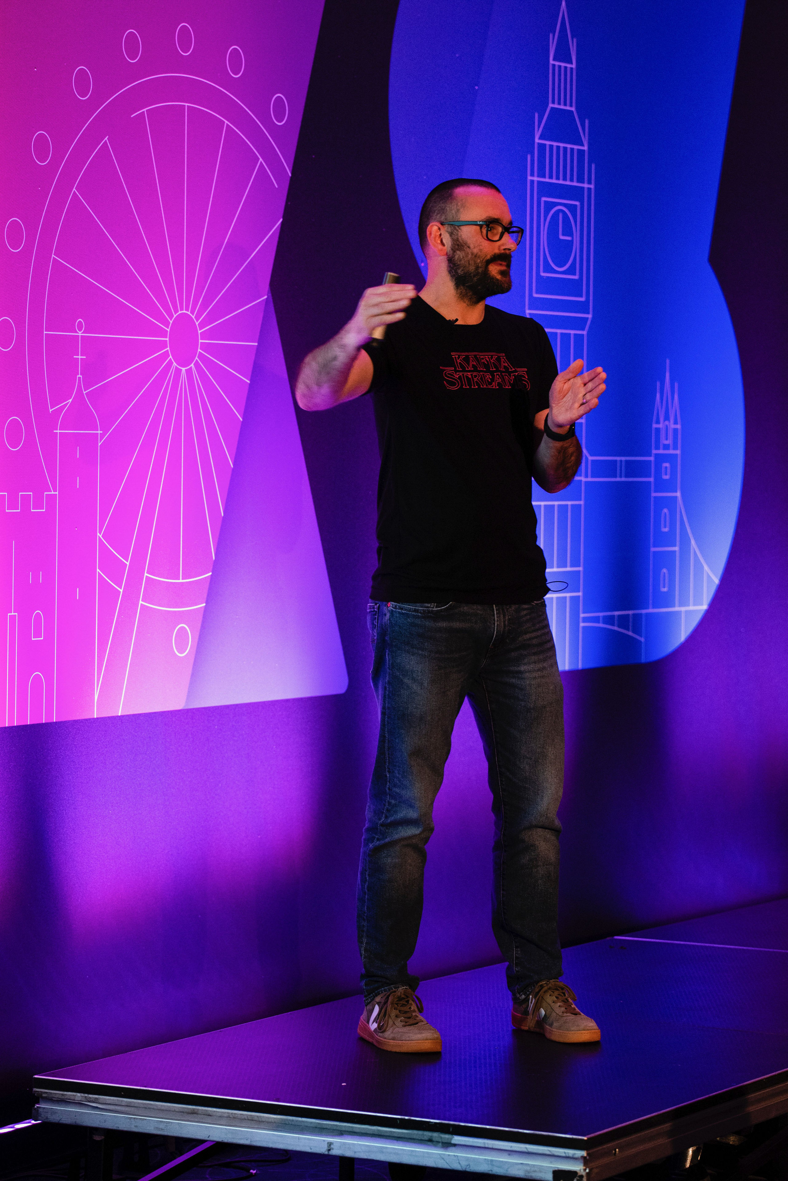 Me speaking at Kafka Summit London 2022