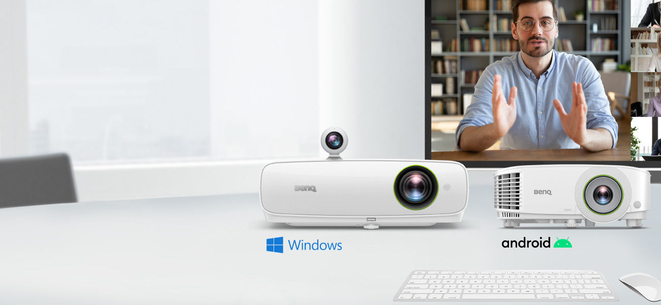 BenQ Smart Projector is an all-in-one solution to minimize your hybrid zoom meeting hassles