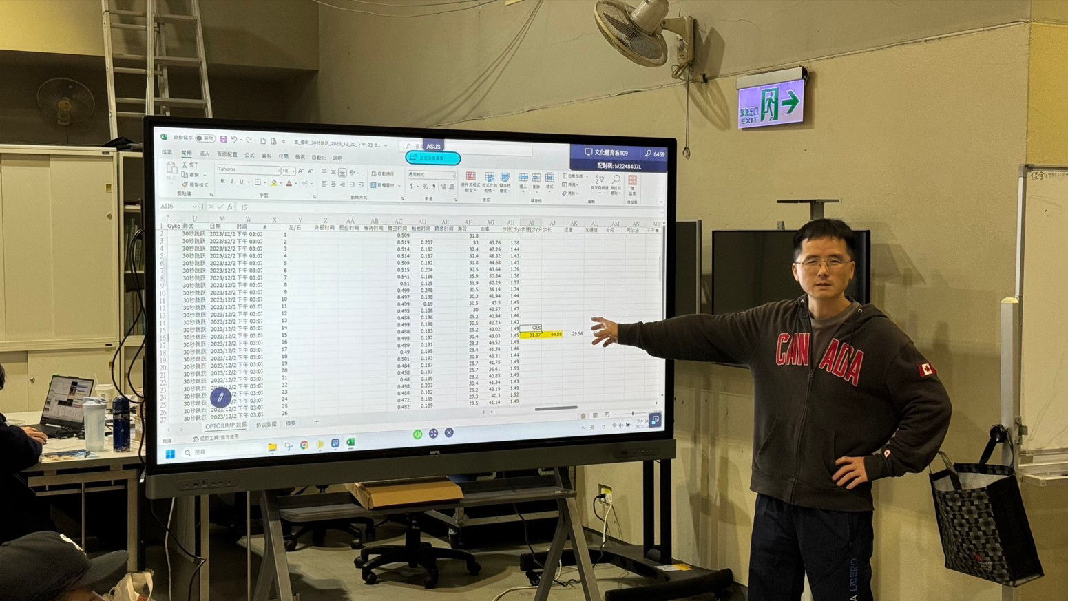 BenQ 電子白板具備高靈敏度、可靠性、穩定性和良好的售後服務等優勢。且螢幕觸控靈敏度體感較他牌提升 2 倍，運動指導不中斷。