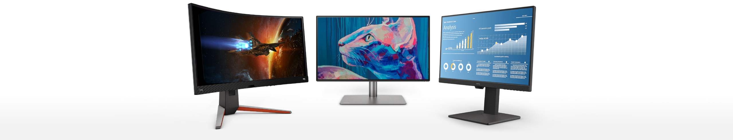 benq all monitors fitting perfectly for all spaces, uses, and needs.